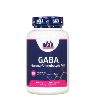 Haya Labs Promotes gaba + b6 500 mg 100 mg muscles