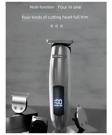 AUX-U1 machine Gray nozzle T-shaped and engraving - Buy Online on GoSupps.com