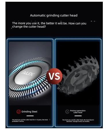 AUX Electric Britter Improved violet portable - Buy Online on GoSupps.com