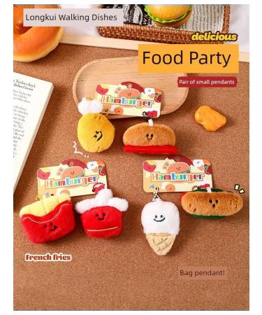 Soft toy Food Party Fri with a drink suspension - Buy Online on GoSupps.com