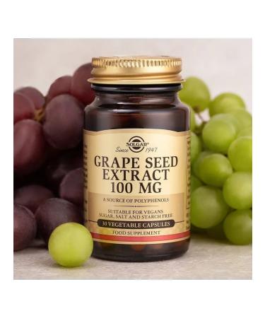SOLGAR Extract of grape seeds Graph Seed Extract 100 ... - Buy Online on GoSupps.com
