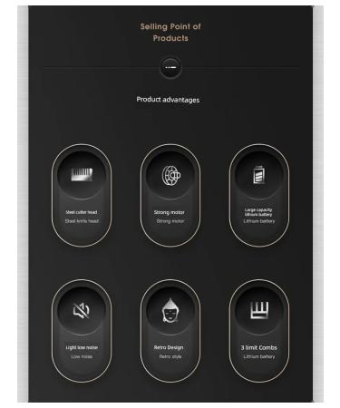 A car for a haircut with a LCD display and a nozzle-jacket - Buy Online on GoSupps.com