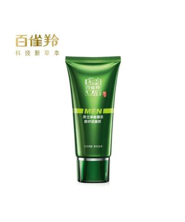 Male cleansing gel 100g lime-green exfoliation