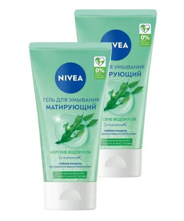 NIVEA Washing gel matting 150 ml 2 pcs - Buy Online on GoSupps.com