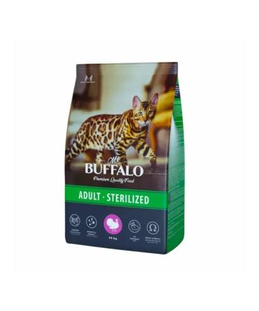 Mr BUFFALO Dry food for sterilized cats with a turkey 10 kg