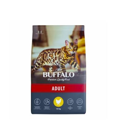 Mr BUFFALO Dry food for cats with chicken 10 kg - Buy Online on GoSupps.com