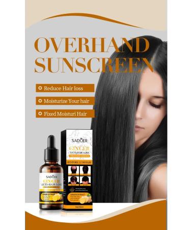 Hair growth serum with ginger