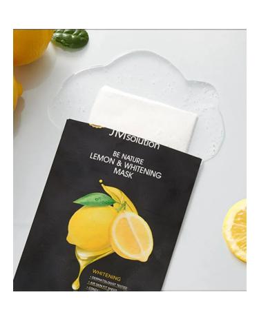 JMSolution Fabric mask for skin radiance with lemon extract 10 pcs - Buy Online on GoSupps.com