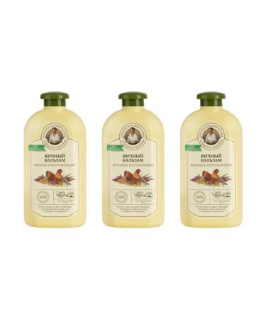 Grandma Agafia's Recipes Evacal hair balm 500 ml 3 pcs