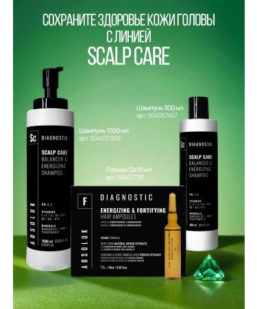 ABSOLUK Energy shampoo for hair growth 1000 ml - Buy Online on GoSupps.com