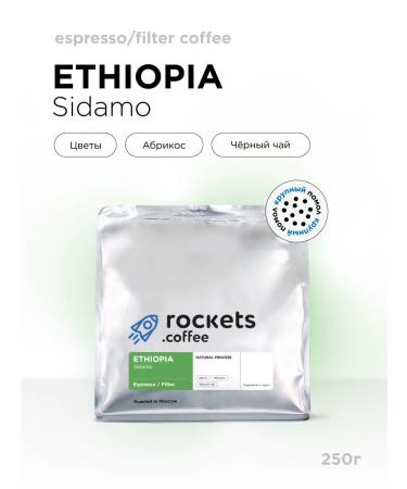 Rockets Ground 250g coffee Ethiopia Sidamo Omni large grinding
