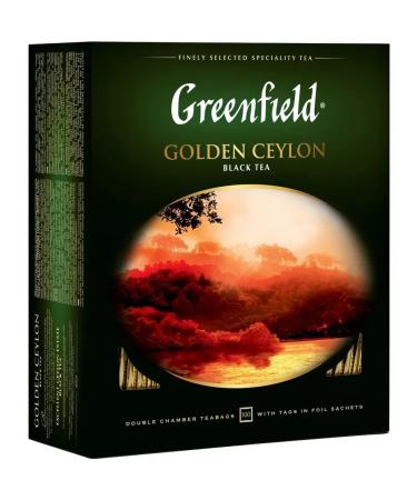 Greenfield Golden Ceylon tea black (2g x 100pcs) 200g - Buy Online on GoSupps.com