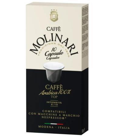 Molinari Arabica capsules for coffee machines Nespresso 10pcs 50g - Buy Online on GoSupps.com