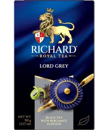 Richard Tea Black Bergamot Lemon leaf 90g