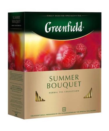 Greenfield Tea Summer Bouquet Herbal (2g x 100pcs) 200g - Buy Online on GoSupps.com