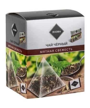 RIOBA Tea black mint freshness (2g x 20pcs) 40g - Buy Online on GoSupps.com