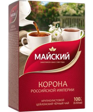 May Tea Crown of the Russian Empire Black Kolodnolistova 100g