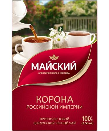 May Tea Crown of the Russian Empire Black Kolodnolistova 100g - Buy Online on GoSupps.com