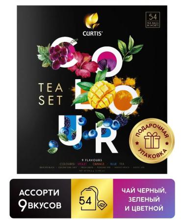 Curtis Gift Color tea package (1.5gh54pcs) 81g - Buy Online on GoSupps.com
