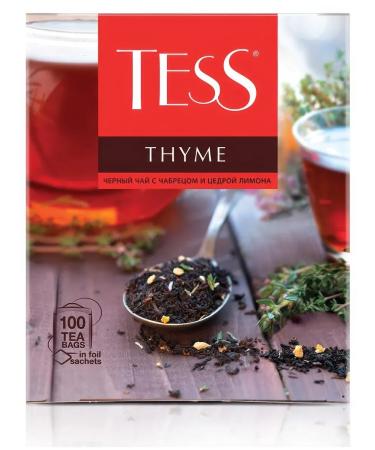 TESS Black tea with thyme and zest of lemon (1.5GX100pcs) 150g