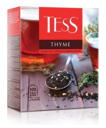TESS Black tea with thyme and zest of lemon (1.5GX100pcs) 150g - Buy Online on GoSupps.com