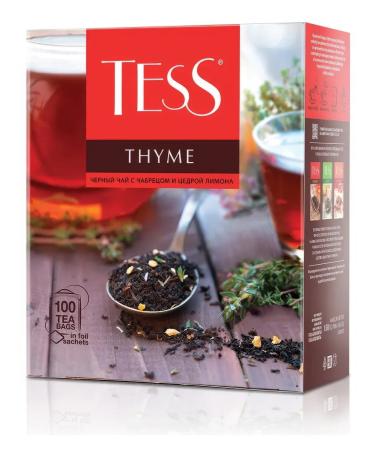 TESS Black tea with thyme and zest of lemon (1.5GX100pcs) 150g - Buy Online on GoSupps.com