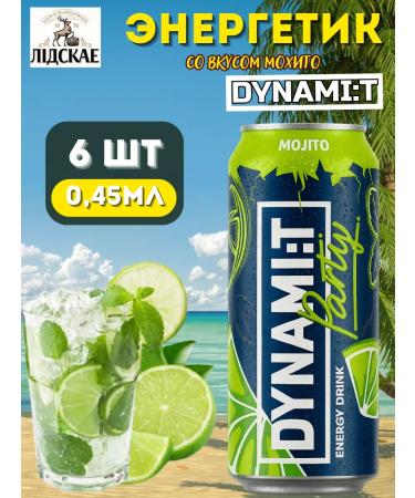 Energetic dynamite with Mohito taste 0.45 l 6 pcs