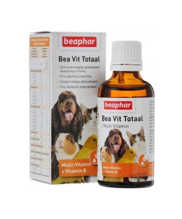 beaphar Bea Vit Total multivitamins + B vitamins 50 ml - Buy Online on GoSupps.com
