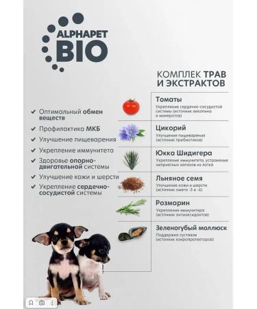 AlphaPet Feed for puppies of small breeds with lamb and turkey 7kg - Buy Online on GoSupps.com