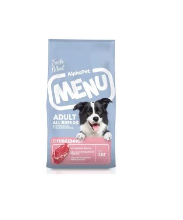 AlphaPet Menu to adult dogs of all beef breeds 2kg