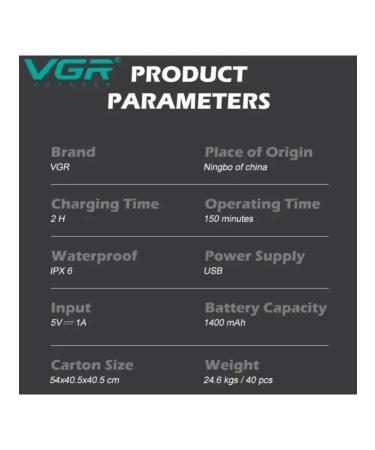 ElectricBox Electric blower for dry and humid shaving under 0 0 mm - Buy Online on GoSupps.com