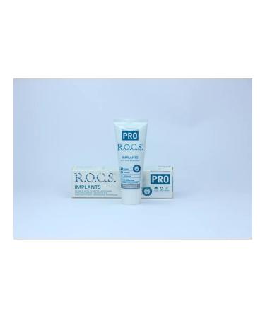 ROCS Toothpaste Pro Implats 60 ml 74 g - Buy Online on GoSupps.com