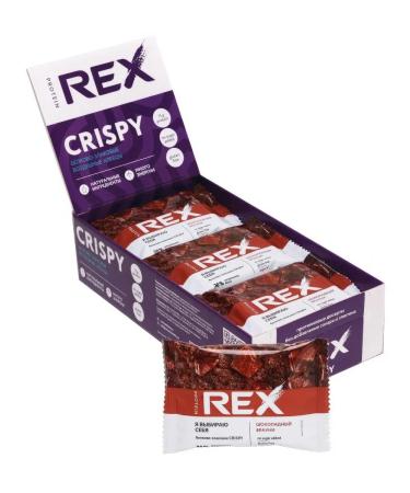 ProteinRex Breads of protein-green chocolate brows without gluten 55g - Buy Online on GoSupps.com