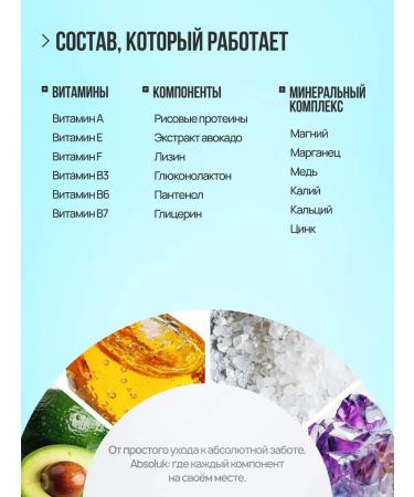 ABSOLUK Hair shampoo Professional 300 ml - Buy Online on GoSupps.com