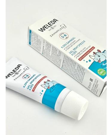 WELEDA Children's toothpaste with fluorine 50 ml (0-6 years) - Buy Online on GoSupps.com