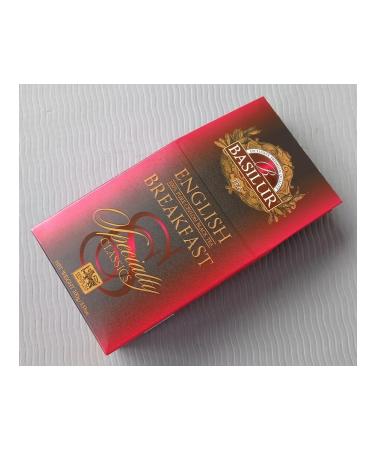 Tea basilur chosen classic English breakfast black 100 ... - Buy Online on GoSupps.com
