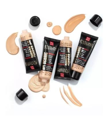 EVELINE Tonal cream 3B1 Professional Art Make-Up Ivory 30ml - Buy Online on GoSupps.com