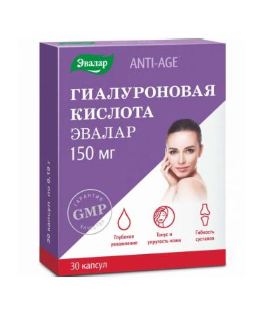 Evalar Hyaluronic acid capsule 0.19g 30pc -1 units