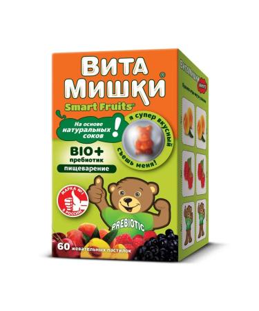 Vitamin Bears Smart Fruits Bio+ Pass of paste 60pcs -1 UC