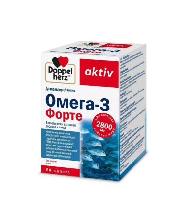 Doppelherz Omega -3 Fortiv 1903mg 60pc -1 UP - Buy Online on GoSupps.com
