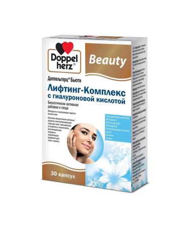 Doppelherz Lifting -comprehensive with hyaluronic acid Beauty 30pc -1 units - Buy Online on GoSupps.com