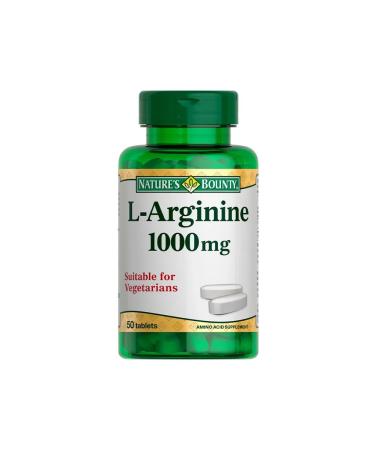 L -Arginine Nature's Bounty Neiche 1000mg 1709mg 50pc -1 units