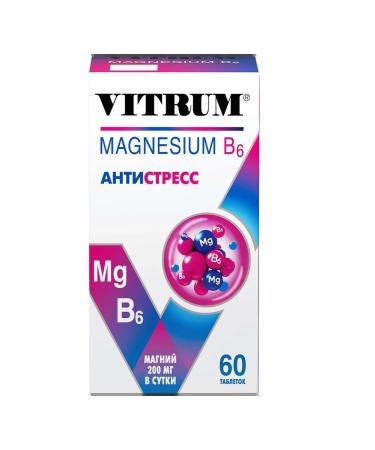 Vitrum Magnesium B6 tablets P about 1200 mg 60pc -1 units