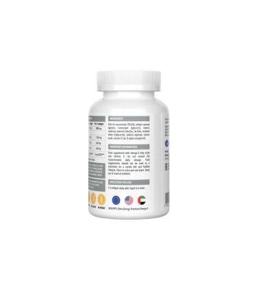 UltraSupps Omega -3 premium Trasups ultrasapps 1405 mg 60pc -1 units - Buy Online on GoSupps.com