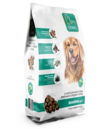 CLAN Sensitive-24 feed 11 large average duck rice 1.25kg - Buy Online on GoSupps.com