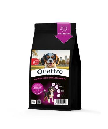 Quattro Feed for puppies Cavalier King Charles Spaniel beef 800 grams