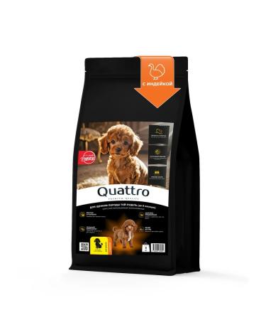 Quattro Feed for Toy-Poodle puppies with turkey 3 kg