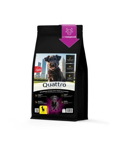 Quattro Feed for puppies Scotch terrier with beef 3 kg