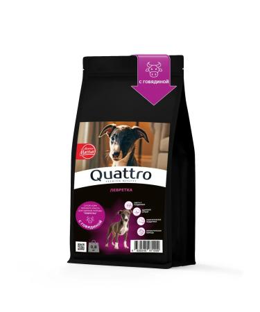 Quattro Feed for puppies leurate with beef 800 grams