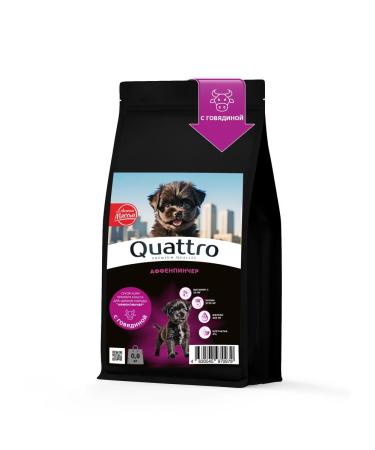 Quattro Affenpincher's food for puppies with beef 800 grams